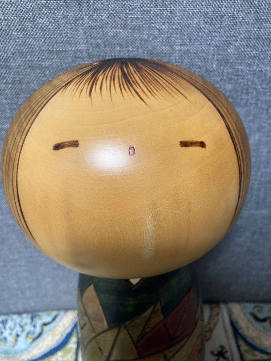 山の詩 卯三郎 創作こけし 卯三郎こけし 紅葉 こけし 創作 28cm級創作