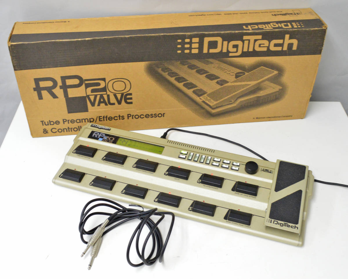  超 Digitech RP20 VALVE デジテック エフェクター プリアンプ搭載多機能フロア型 外箱付 ys834(マルチエフェクター)｜売買されたオークション情報、yahooの商品情報をアーカイブ公開 - オークファン エフェクター