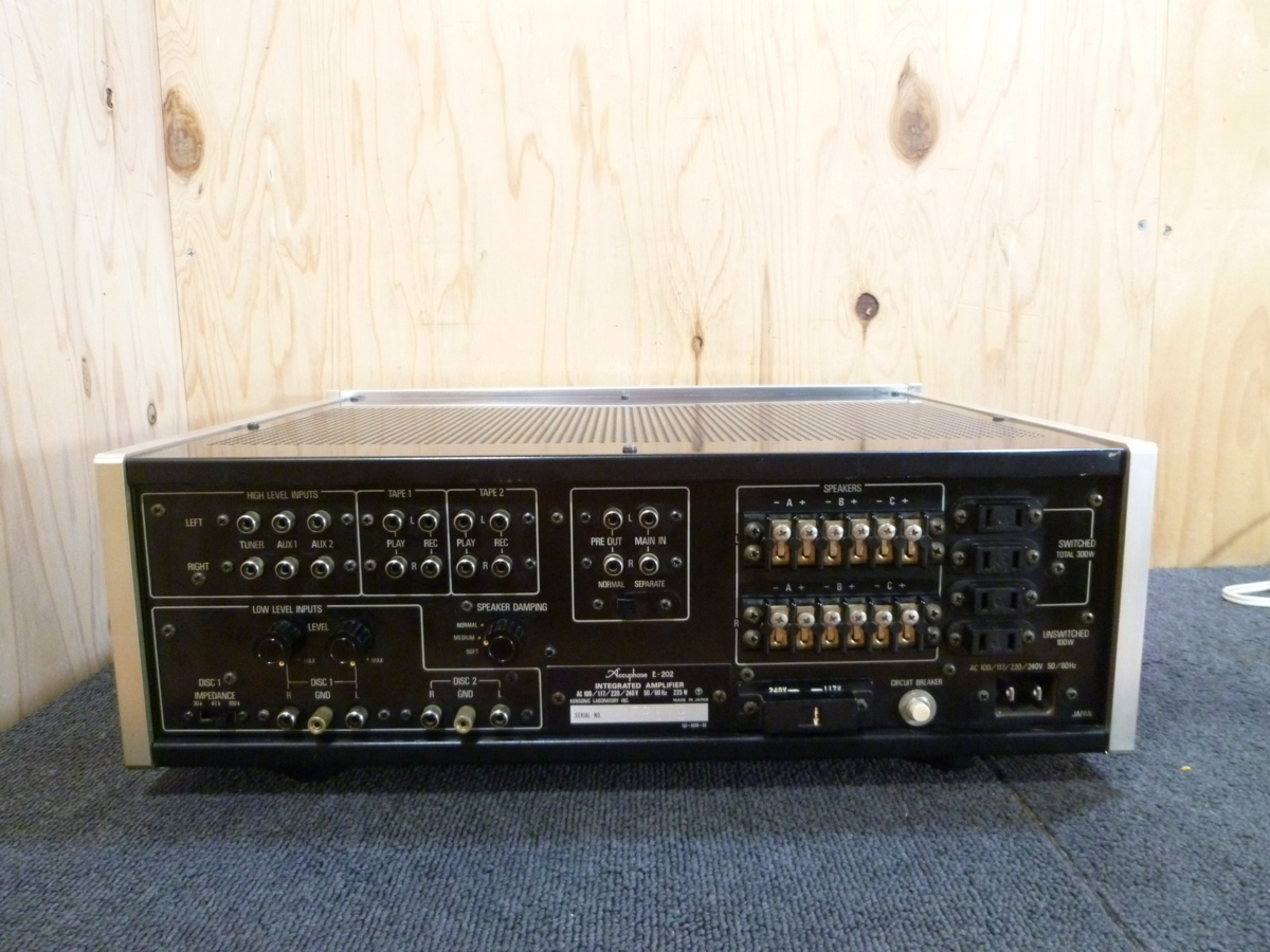 ショッピング販促品 Accuphase / E-202 プリメインアンプ