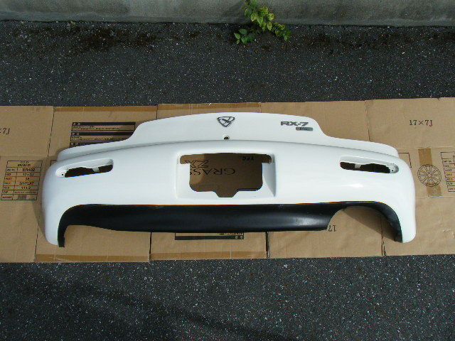 FD3S アンフィニ RX－7 純正 リアバンパー ソリッドホワイト系