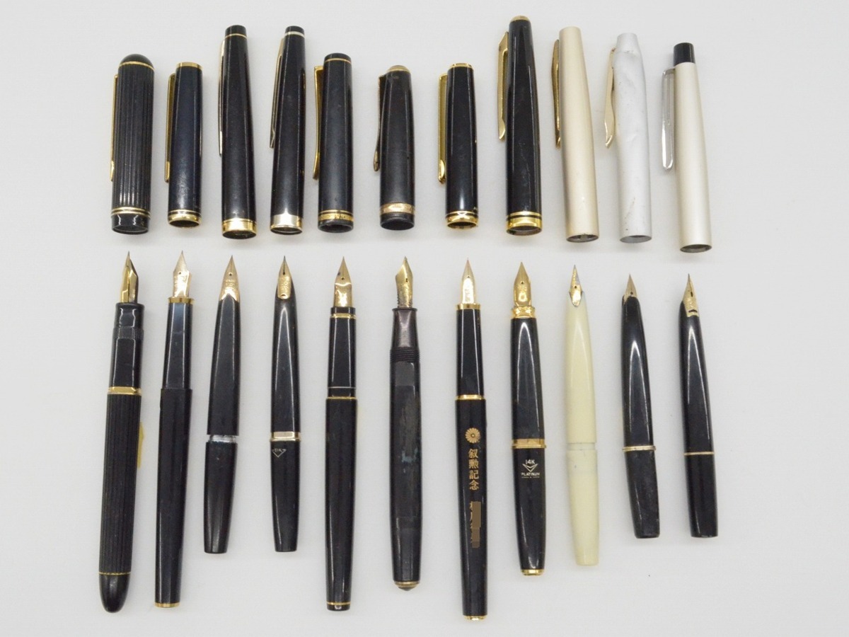 キングラム[fui★] 1円～ 万年筆 ペン先 14K 585 パイロット セーラー プラチナ 11本 まとめ まとめ売り