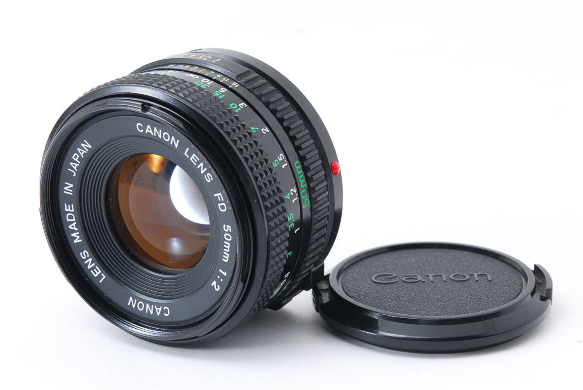 超美品】Canon New FD NFD 50mm f2 MF Standard Lens キヤノン 1175@3e