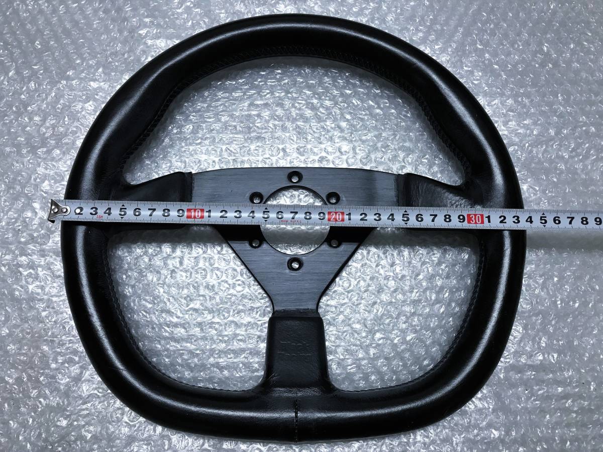 ブラックレーシング 当時物 希少 Black ステアリング 旧車 PCD114.3 
