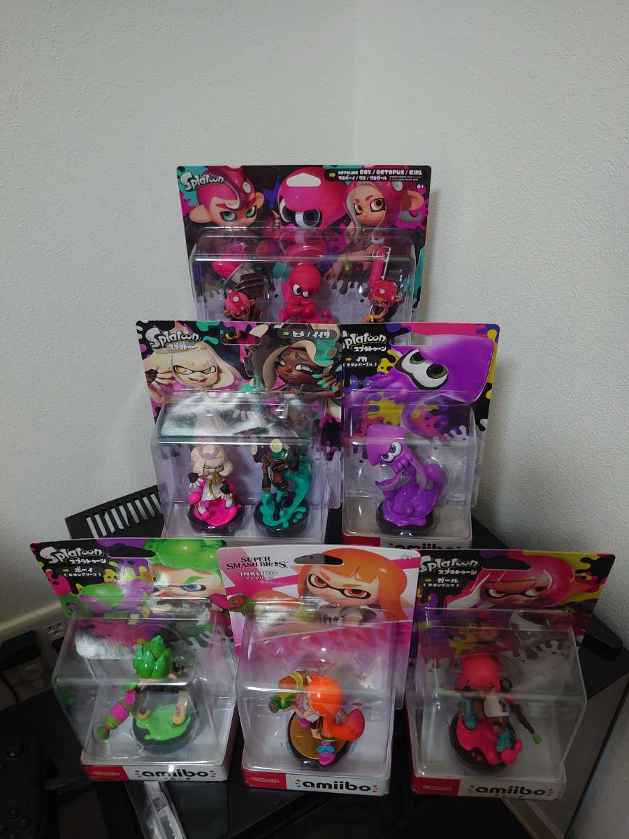 スプラトゥーン amiibo 9体セット アミーボ レイダース』パッケージ版