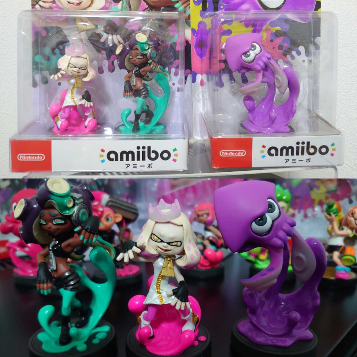スプラトゥーン amiiboフィギュア 9体セット スプラトゥーン amiibo 9体セット アミーボ レイダース』パッケージ版