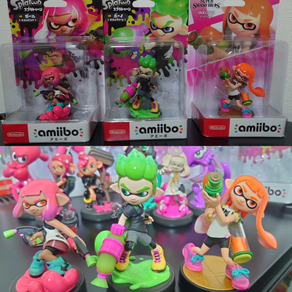 スプラトゥーン amiibo 9体セット アミーボ レイダース』パッケージ版