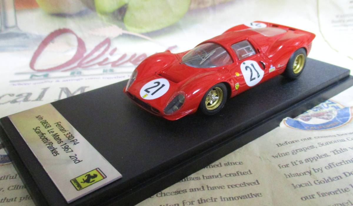 ☆レア絶版*Provence Moulage*1/43*Ferrari 330P4 #21 1967 Le Mans