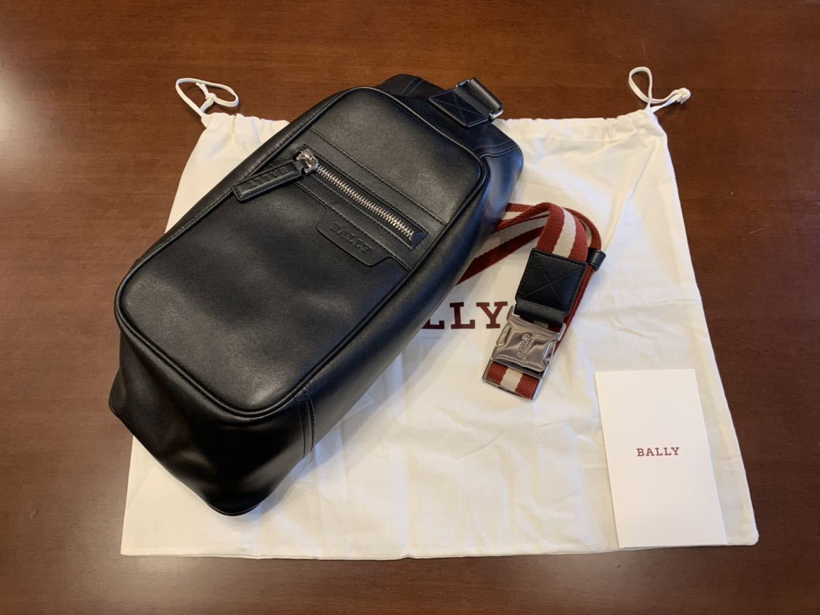 BALLY バリー メンズ レザー ボディバッグ 黒 美品 バリー 【公式通販】
