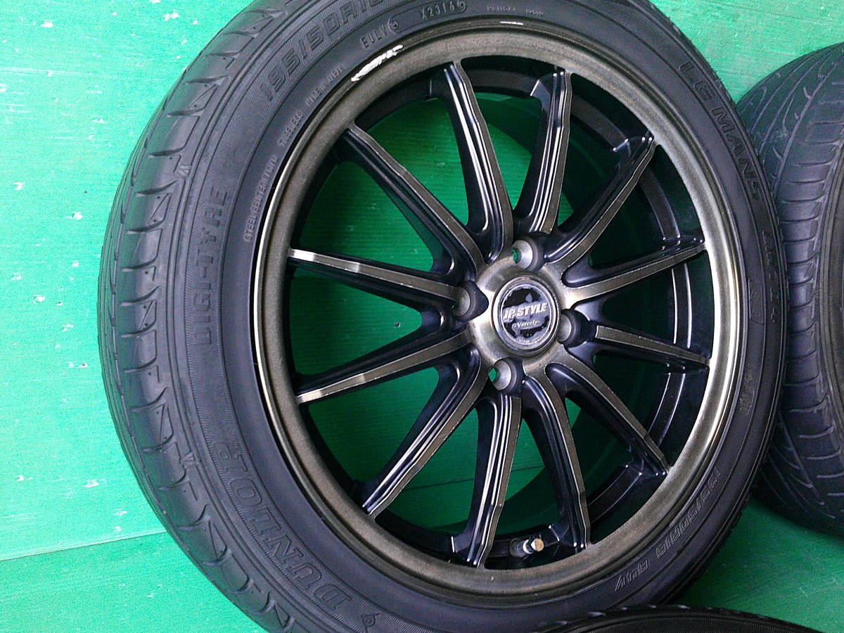 【2025，新作登場】 195/50R16 ダンロップ LEMANS LM704 モンザジャパン JP-STYLE 6J+42 ホイールセット フリード/アクア/ヴィッツ/手渡/(ラジアルタイヤ)｜売買されたオークション情報、yahooの商品情報をアーカイブ公開 - 5穴