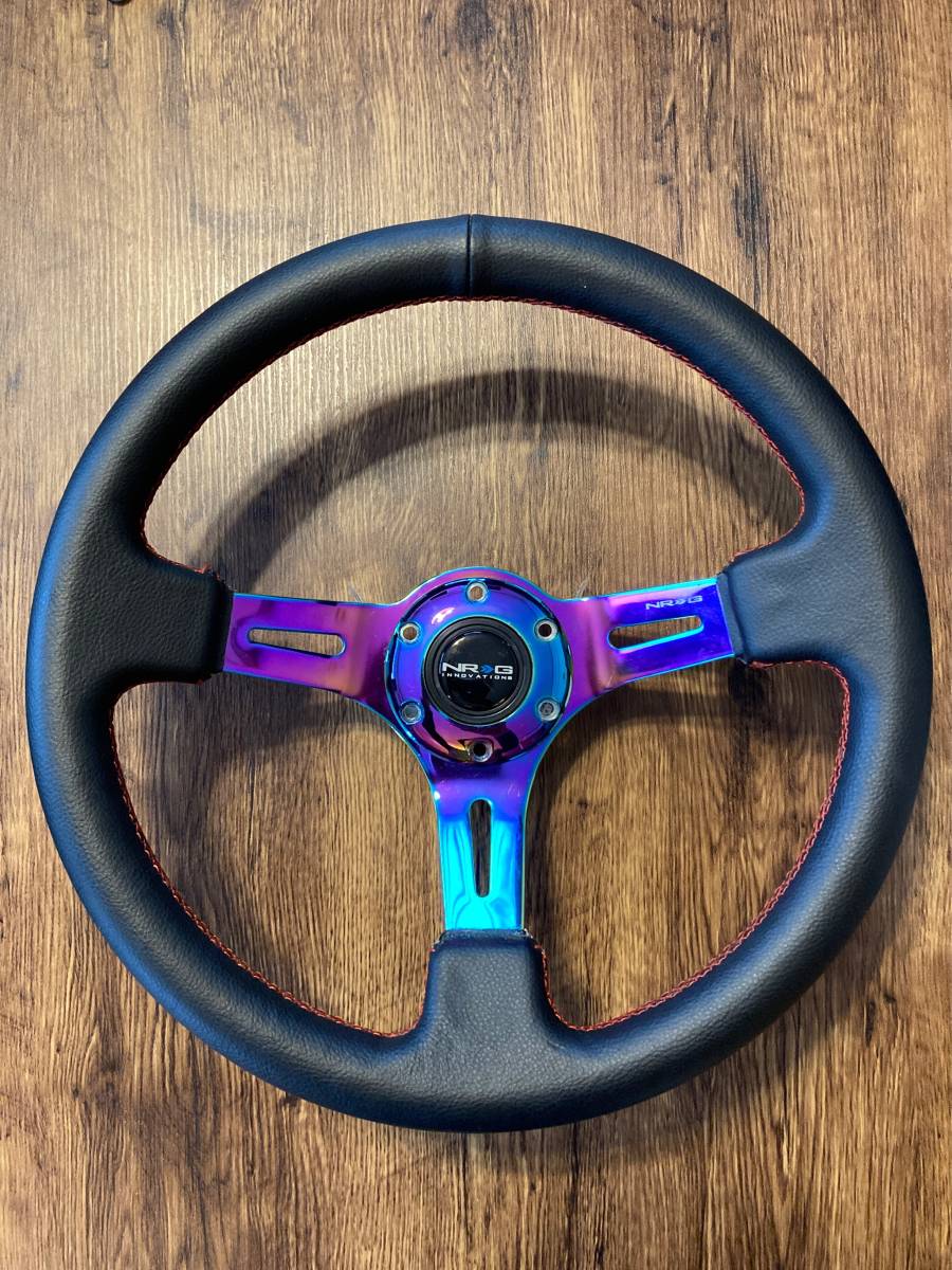 NRG ステアリング ディープコーン 35Φ パープル | innovations