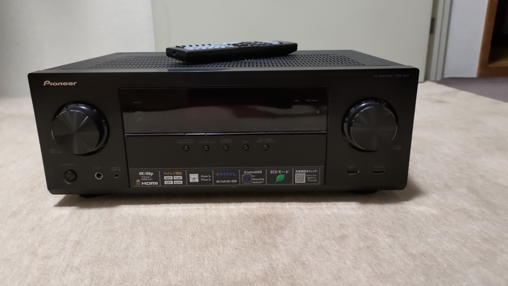 Pioneer VSA-824 AVアンプ 公式通販 4K 徹底した音質強化により、豊か