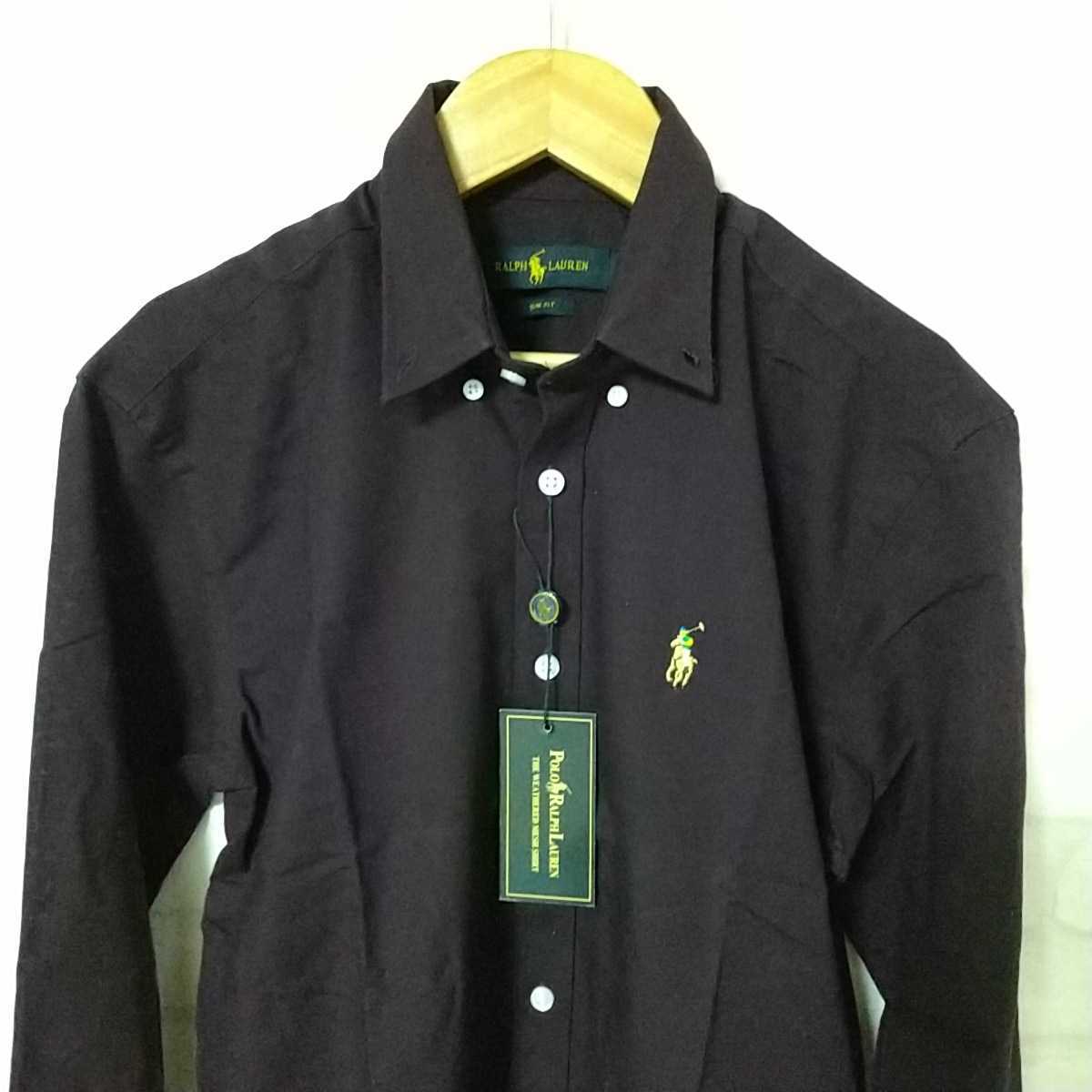 【1円スタート】新品未使用 POLO RALPH LAUREN ボタンダウンシャツ 長袖 ポロラルフローレン 秋物 RALPH LAUREN カッターシャツ 