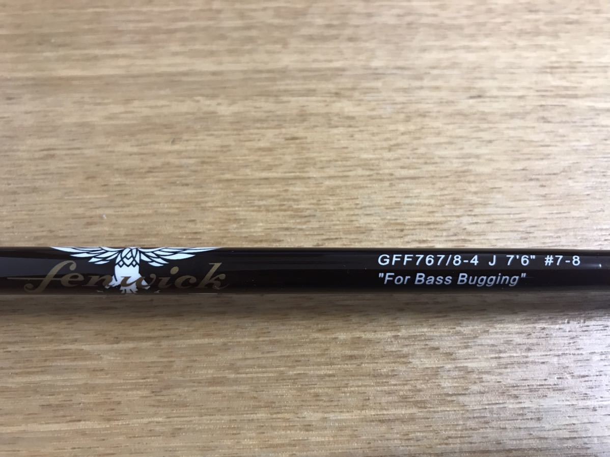 フライロッド Fenwick GFF767/8-4J ”For Bass Bugging” 7'6” #7/8 4PC