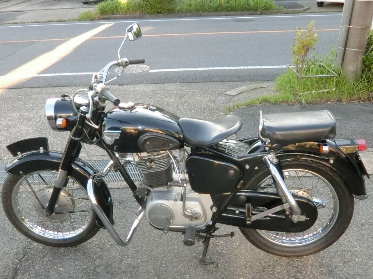KAWASAKI メグロ SG250 美車 実働車 廃車証あり　_1
