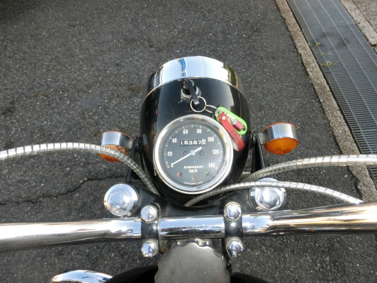 KAWASAKI メグロ SG250 美車 実働車 廃車証あり　_3