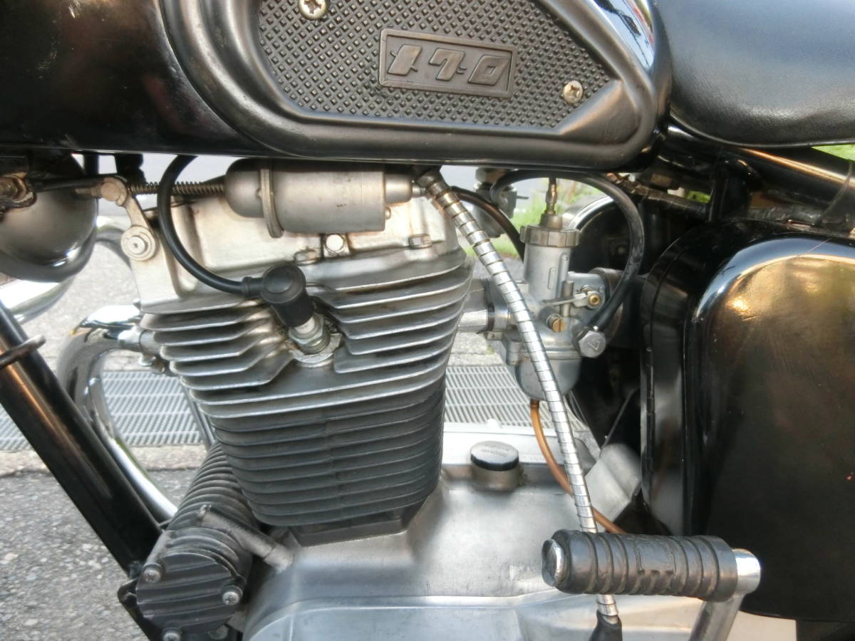 KAWASAKI メグロ SG250 美車 実働車 廃車証あり　_4