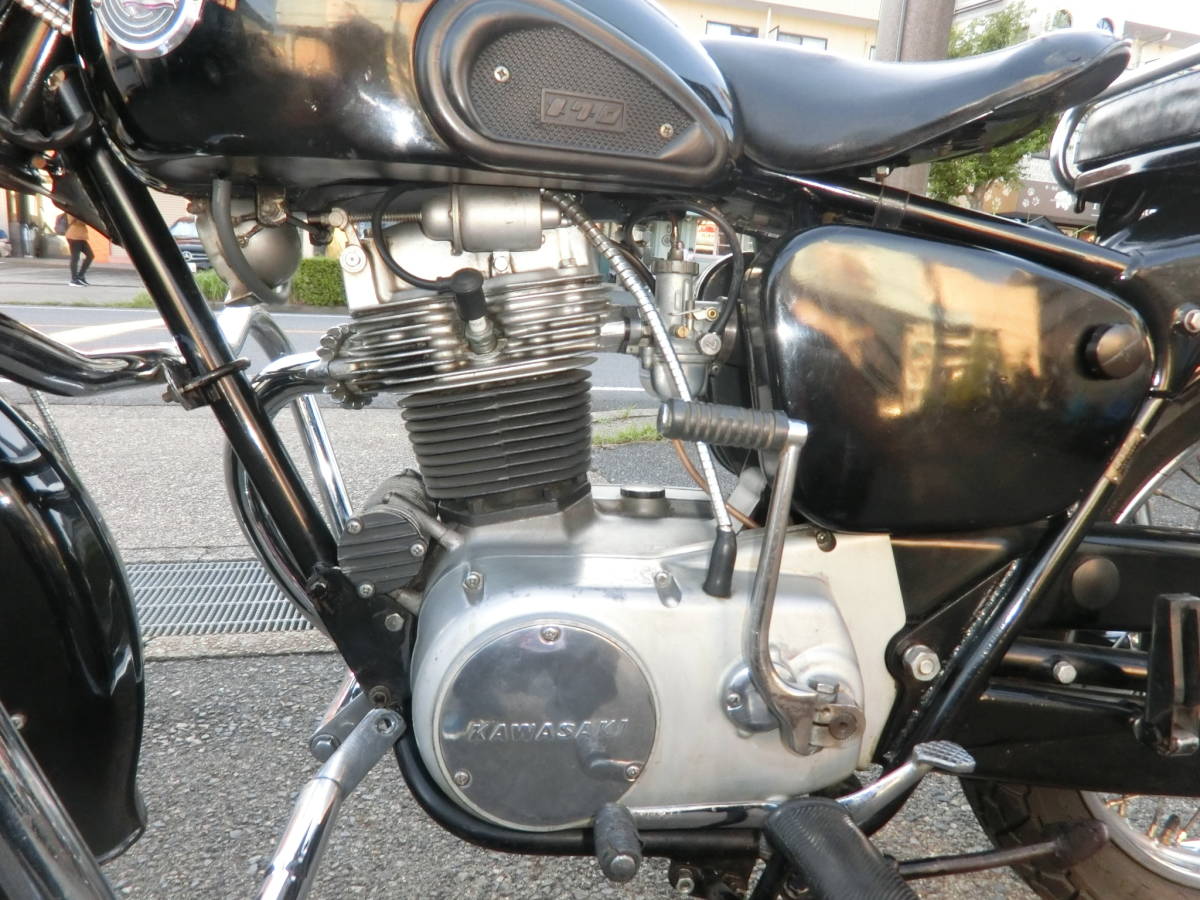 KAWASAKI メグロ SG250 美車 実働車 廃車証あり　_5