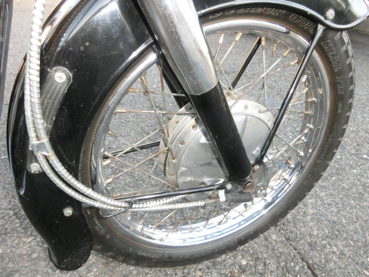 KAWASAKI メグロ SG250 美車 実働車 廃車証あり　_7