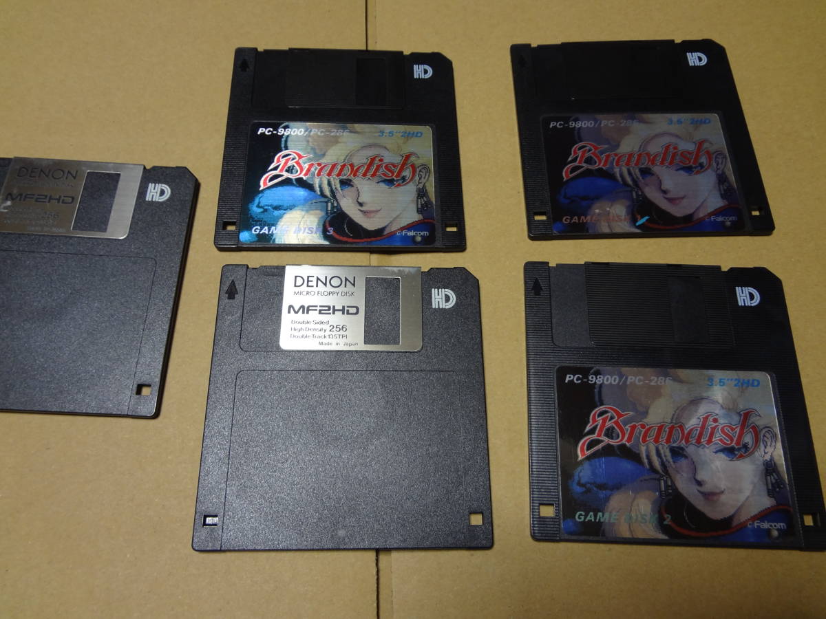 日本ファルコム ブランディッシュ 1〜3 PC-98 CD-ROM版 Brandish