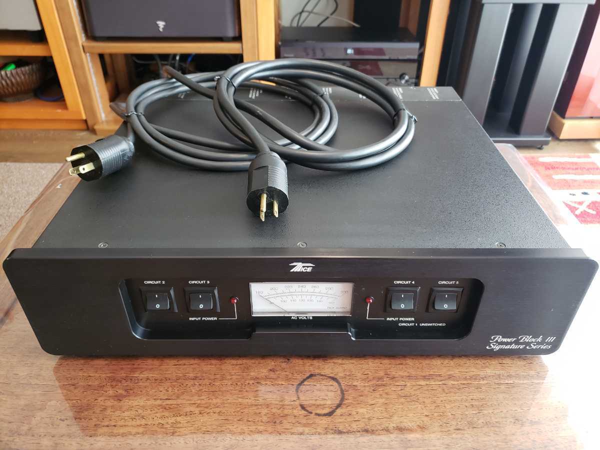 TICE AUDIO POWER BLOCK クリーン電源 TICE タイス AUDIO MICRO BLOCK