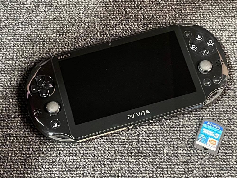 SONY/ソニー PS VITA PSV PCH-2000 ブラック 16GBメモリカード/ソフト