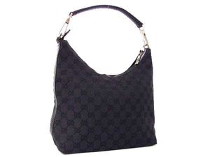 1円《稀品》GUCCI グッチ アビー GG柄 金具 ワンショルダーバッグ 