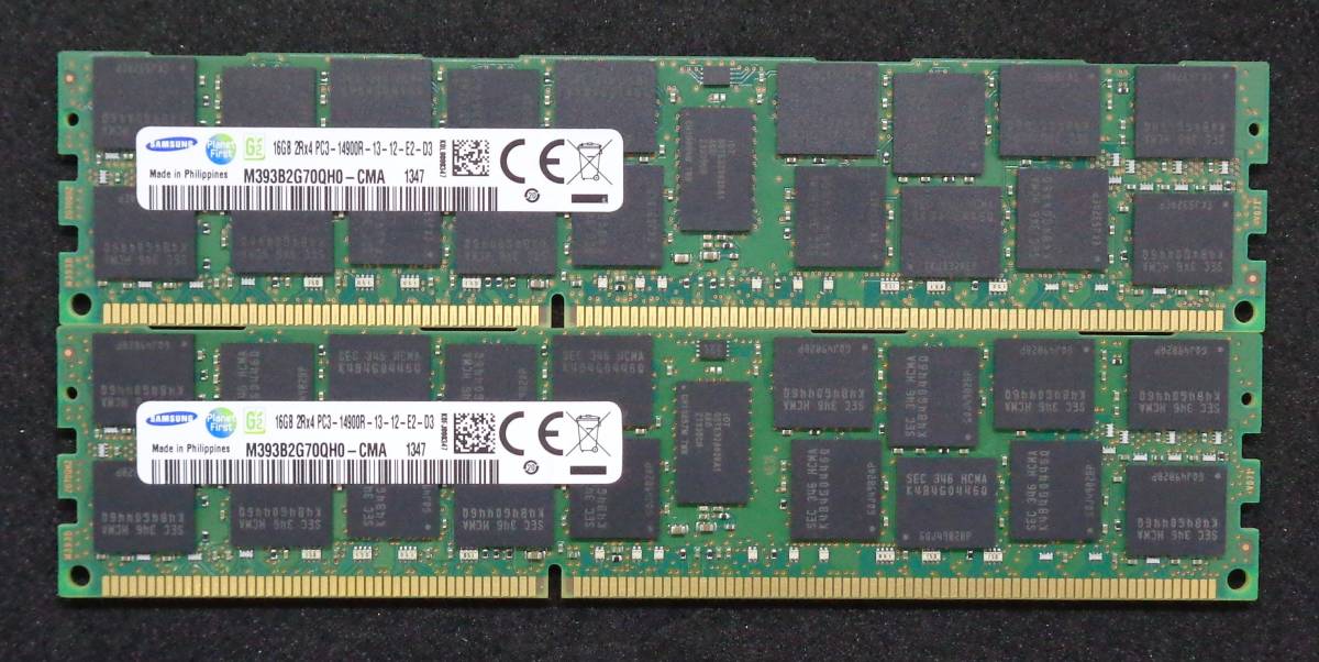  品 SAMSUNG製 サーバー用 PC3-14900R 2Rx4 16GB 2枚セット 32GB み 424(その他)｜売買されたオークション情報、yahooの商品情報をアーカイブ公開 - オークファン その他