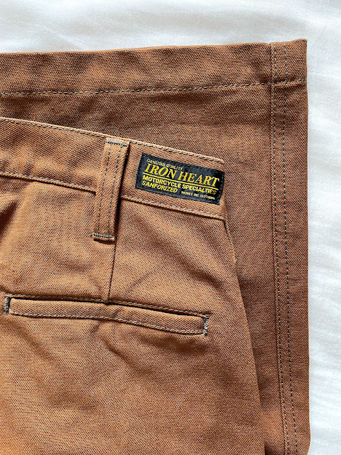 IRON HEART 816　ヘビーダック ワークトラウザー　W31　ブラウン