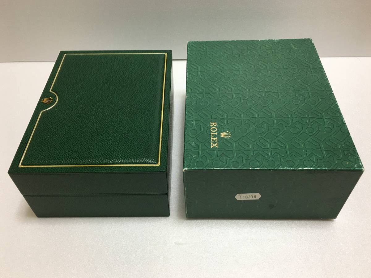 付属品のみ】 ロレックス 時計用 空箱 内箱 デイデイト メンズ ドレス 緑