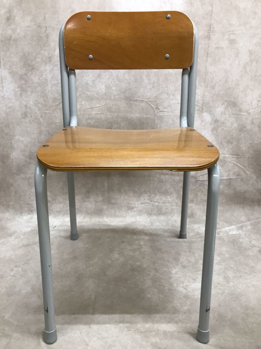 家具 学校の椅子 木製 学習机 懐かしい机 椅子 KOKUYO 学校椅子 イス 