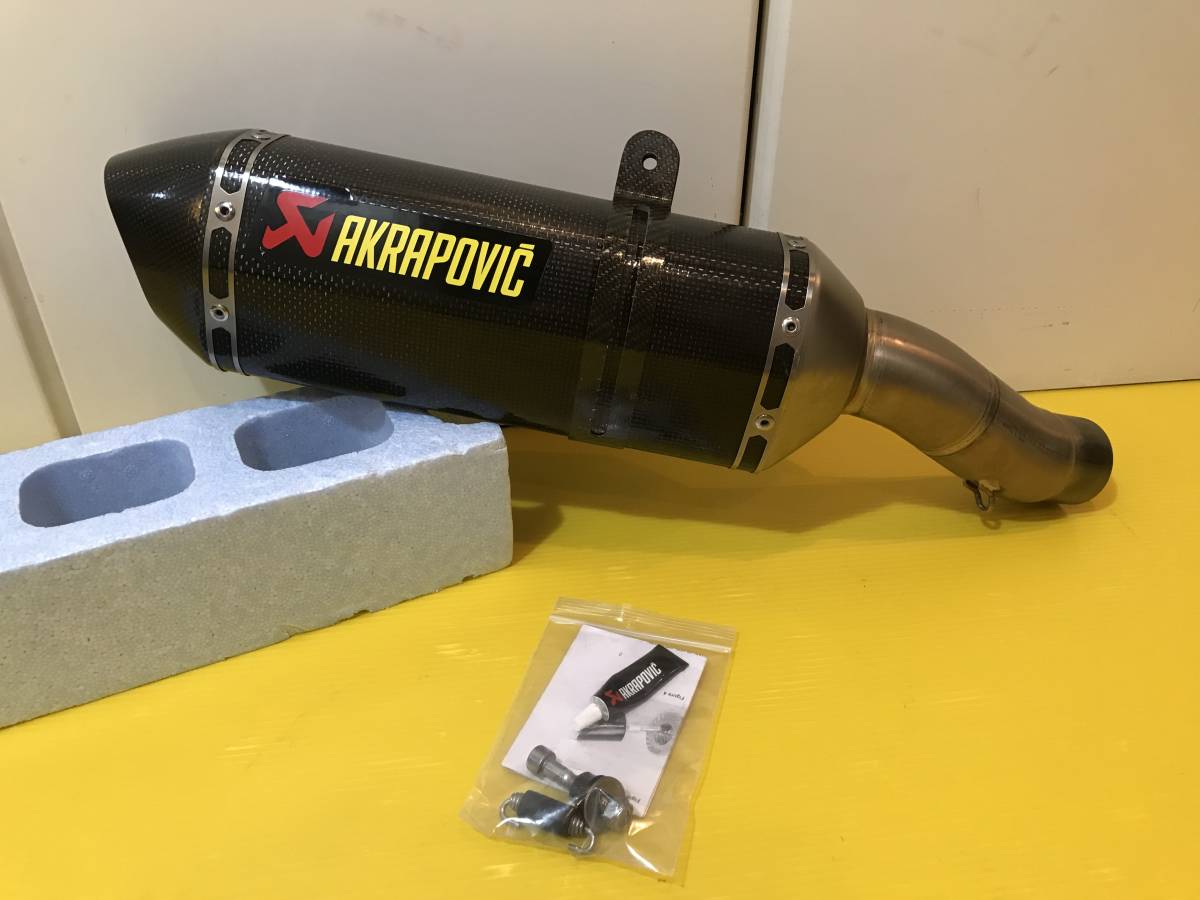AKRAPOVIC アクラポヴィッチ スリップオン カーボン マフラー ZX-6R 09