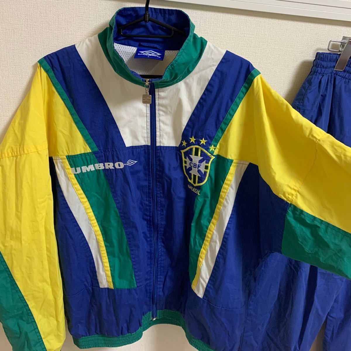 激レア UMBRO ブラジル代表 ウォームアップスーツ 上下セット サッカー 
