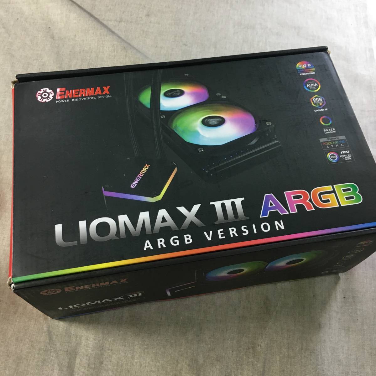 【セール，大人気】 現状品 ENERMAX アドレッサブル型RGB LED水冷CPUクーラー LIQMAXIII240mm ELC-LMT240-ARGB(CPUクーラー)｜売買されたオークション情報、yahooの商品情報をアーカイブ公開 - オークファン CPUクーラー