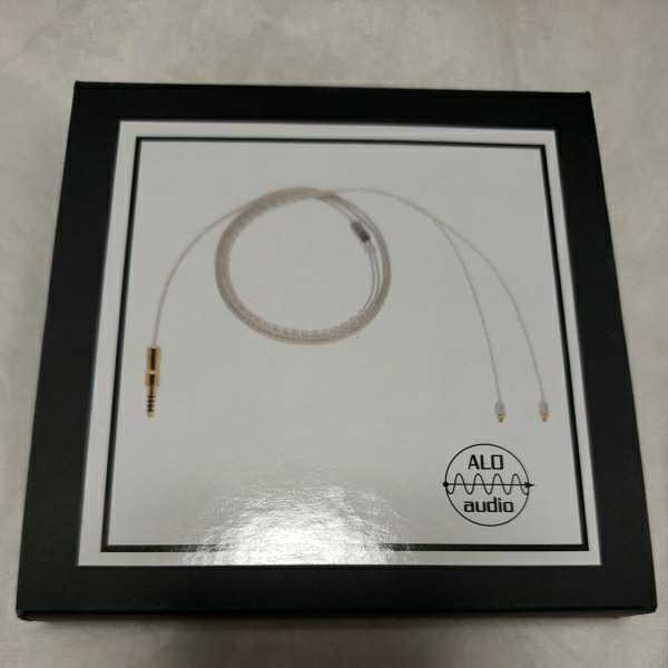 ALO audio PURE SILVER LITZ MMCX 4.4mmバランス　イヤホンケーブル ピュアシルバーリッツ