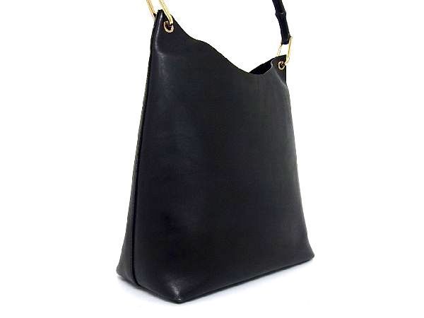 1円 GUCCI グッチ 001 1013 1881 バンブー レザー ゴールド金具