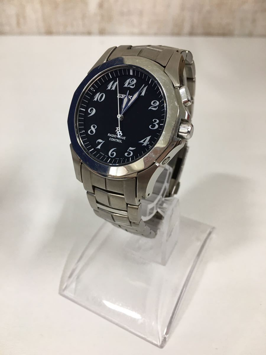 MN SEIKO セイコー ブライツ ワールドタイム SAGZ009 5B21-0AA0 チタン 