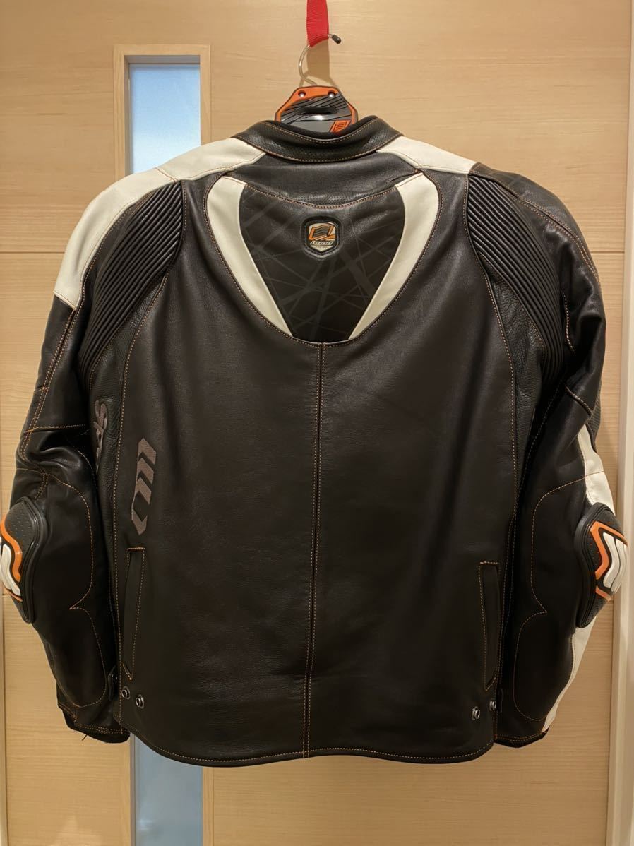 新作，正規品】 HYOD レザージャケット D3O ブラック 牛革 LLサイズ