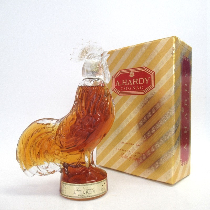 飲料・酒 A. Hardy V.S. ニワトリクリアボトル コニャック ブランデー