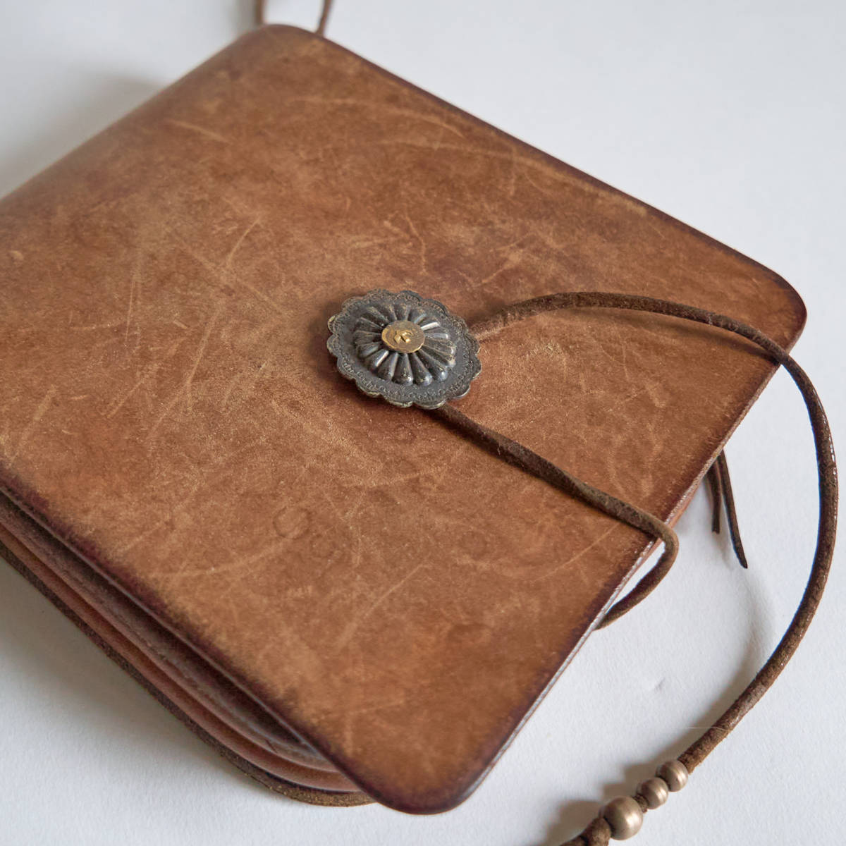 ゴローズ メディスンバッグ フラワーコンチョ 【goro's】vol.33 角型