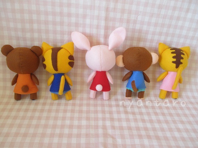 にゃんたろ フェルト 作る動物のフェルぐるみの作り方 フェルト 型紙レシピ 型紙 売買されたオークション情報 Yahooの商品情報をアーカイブ公開 オークファン Aucfan Com