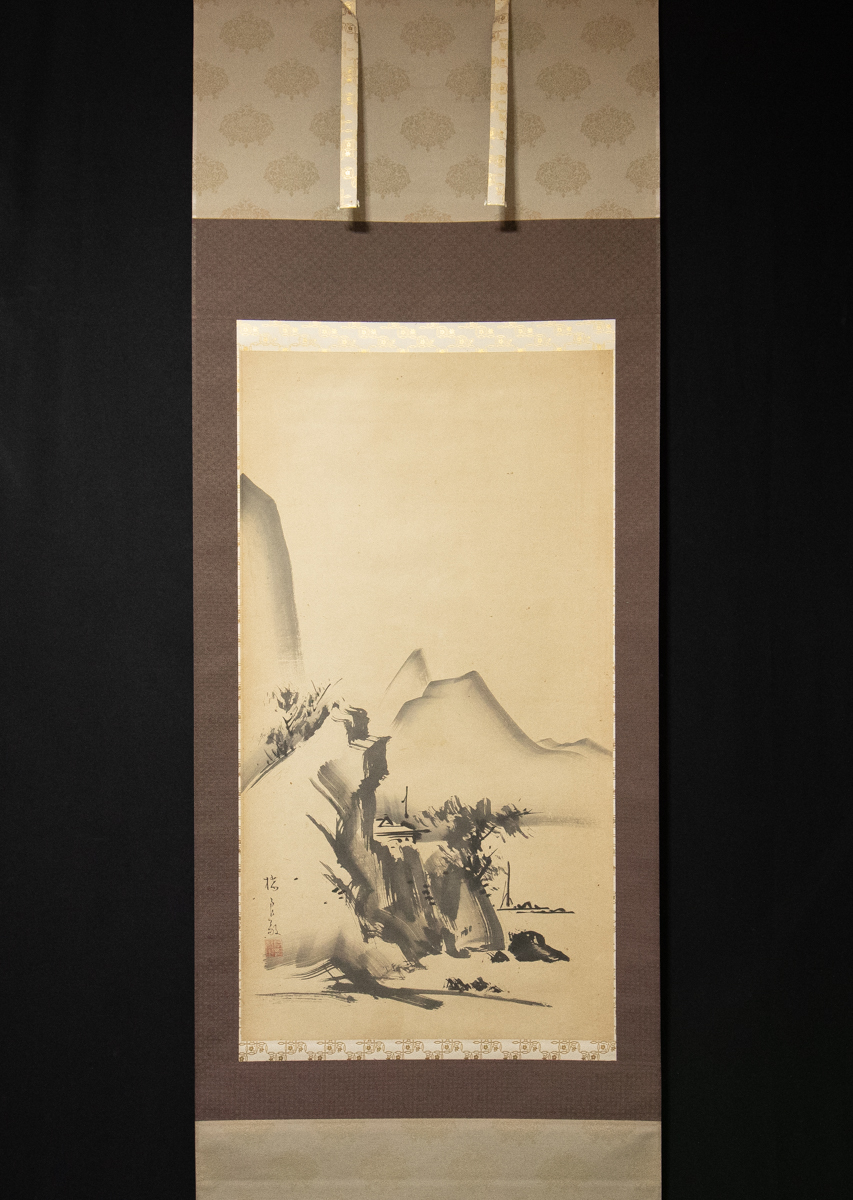 【掛軸】杉谷雪樵の山水画 掛軸】杉谷雪樵の山水画 掛軸】杉谷雪樵の山水画 掛軸】杉谷雪樵の