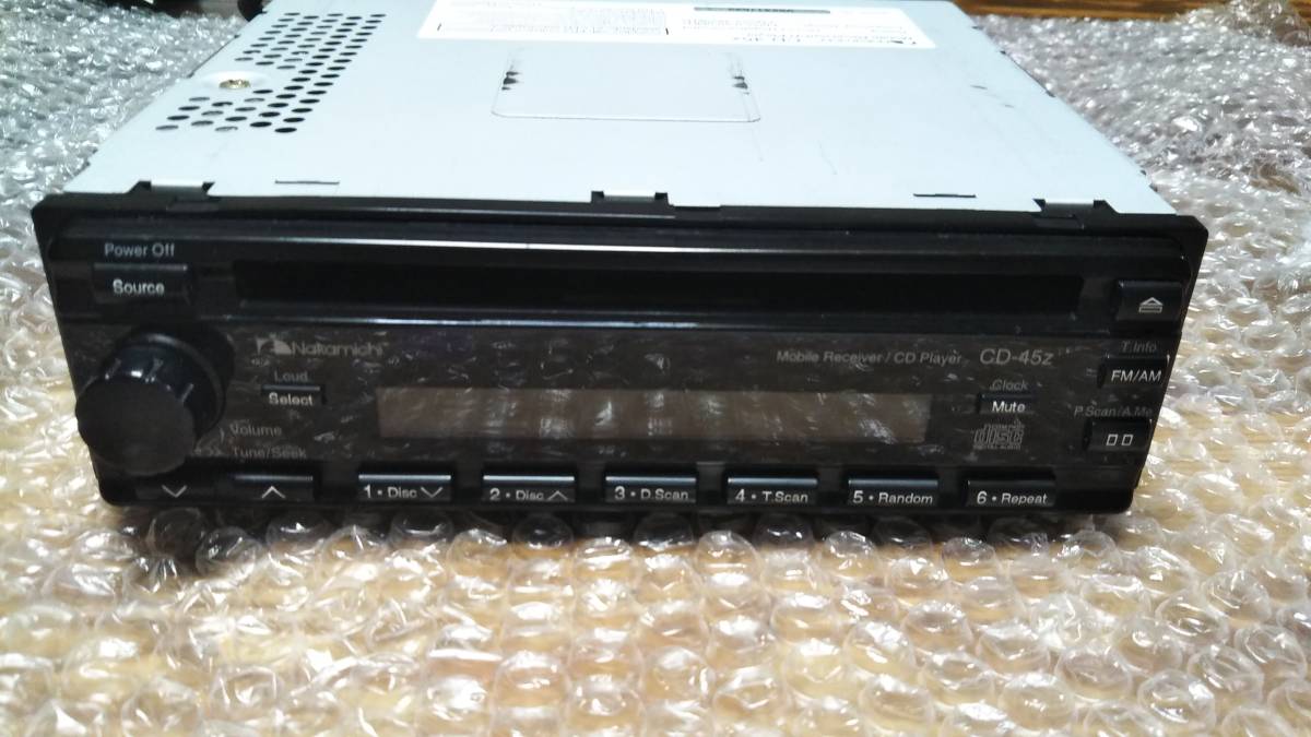 ナカミチ Nakamichi CD-45z Mobile CD Player 希少美品！ナカミチ
