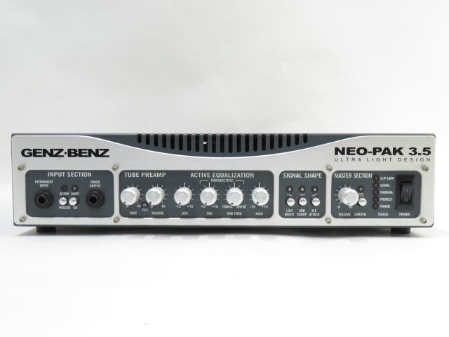 093●GENZ-BENZ ゲンツベンツ NEO-PAK 3.5 ベース用 ヘッドアンプ 本体のみ ※中古