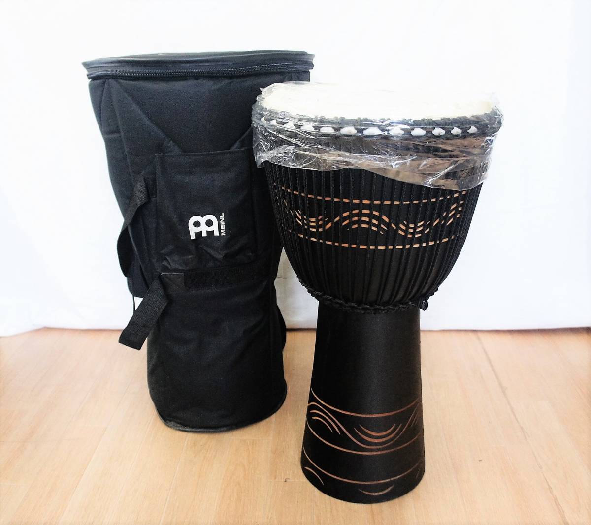 MEINL マイネル ADJ4-L ソフトケース付 ロープチューニングジャンベ