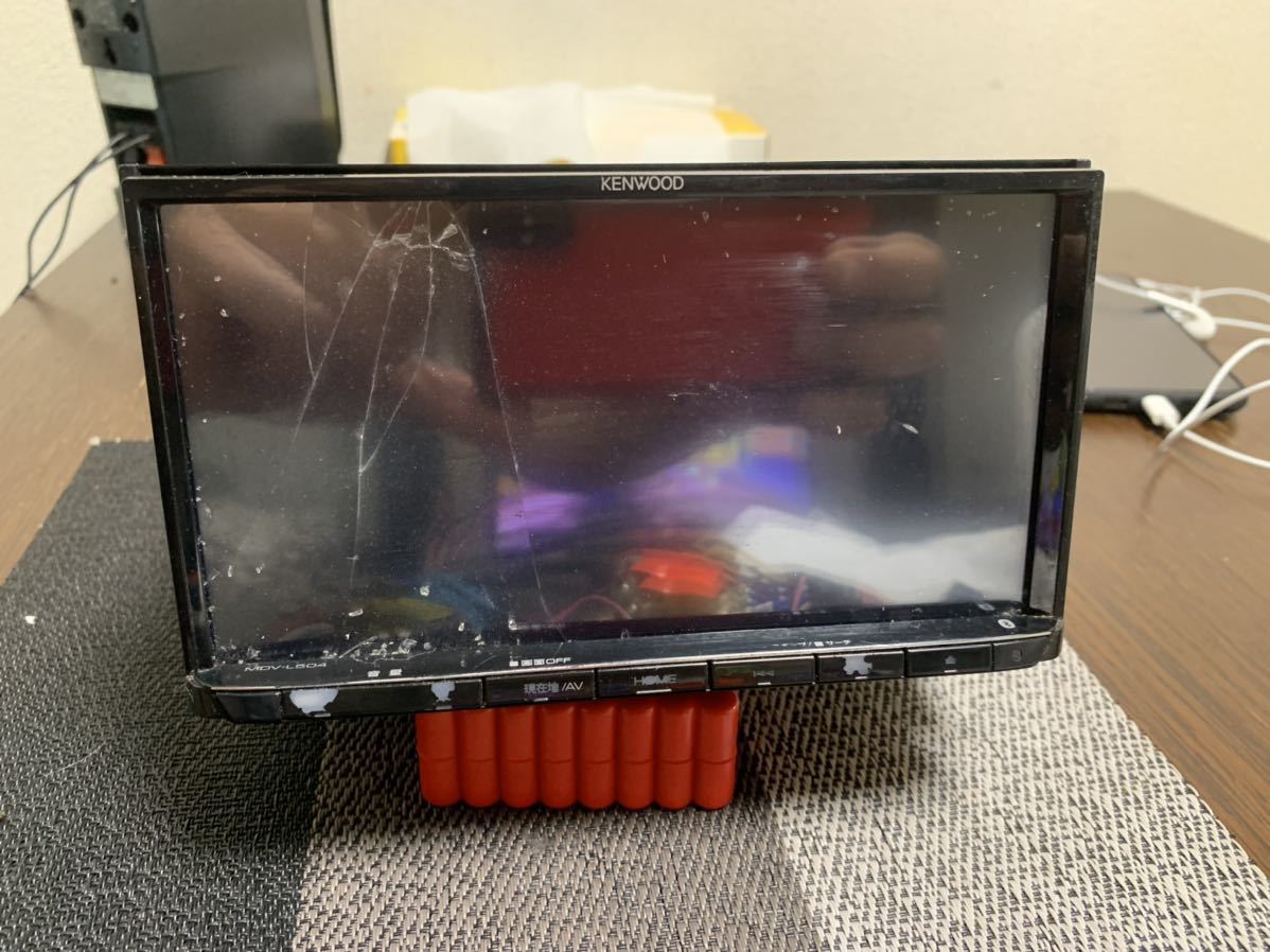 ケンウッド MDV-L504メモリーナビジャンク商品 SD 、CD 、DVD USB