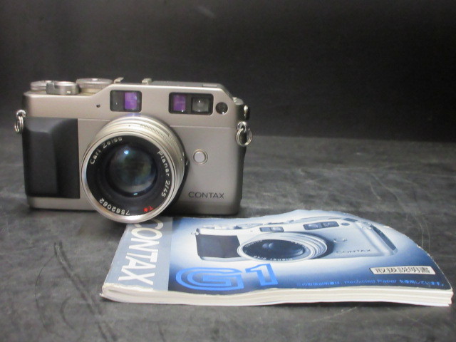 CONTAX　G1　ジャンク　取説付き