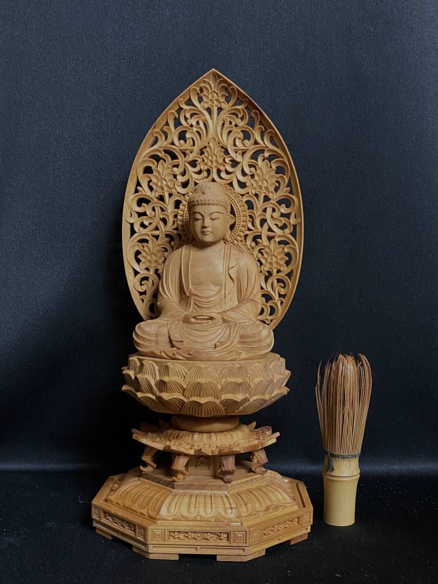  珍品 最高級 香木 白檀材 仏教工芸品 精密彫刻 極上品 木彫仏教 仏師 仕上げ品 釈迦如来座像(仏像)｜売買されたオークション情報、yahooの商品情報をアーカイブ公開 - オークファン 仏像