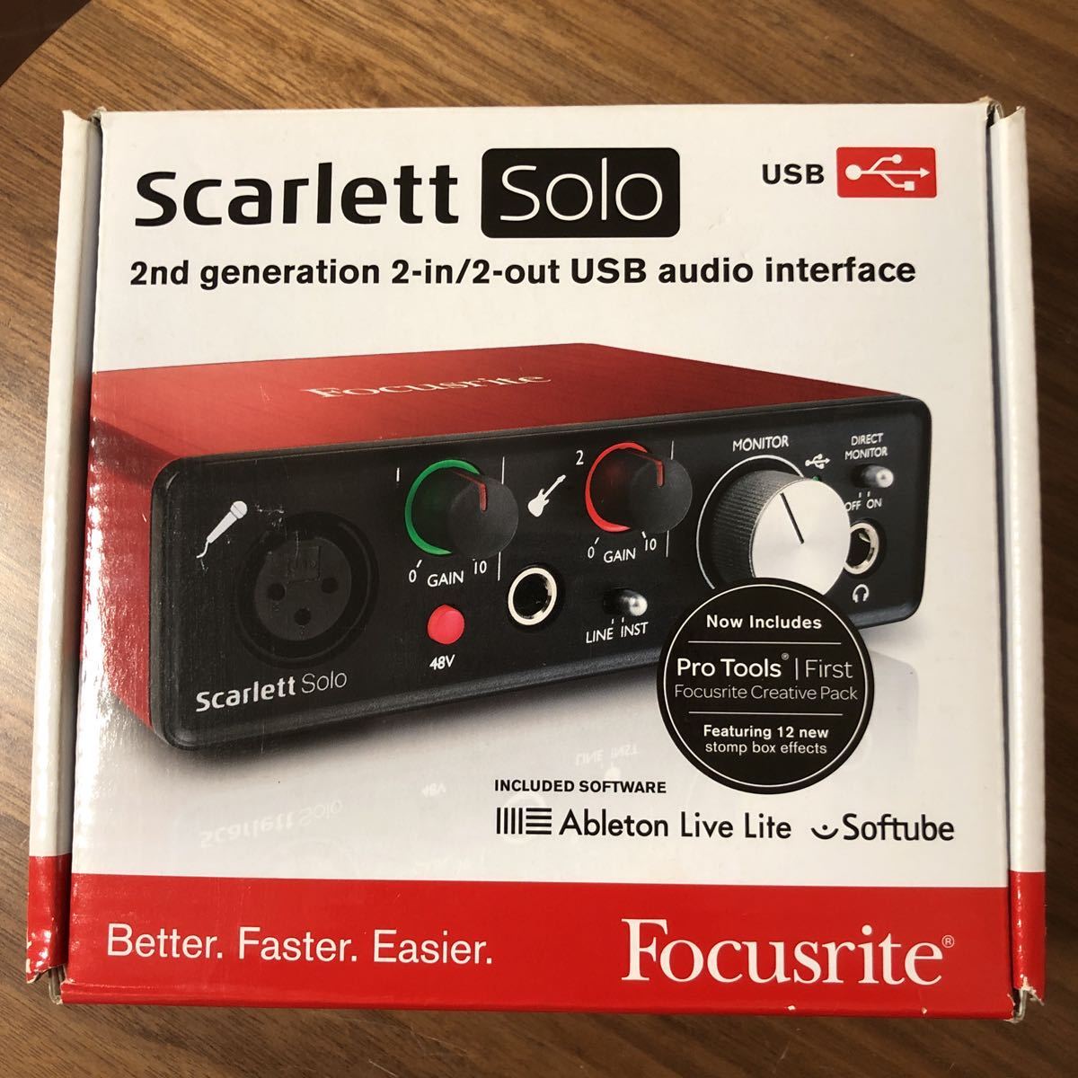 Focusrite Scarlett Gen Solo 2nd USB Interface Audio | - audio 4th