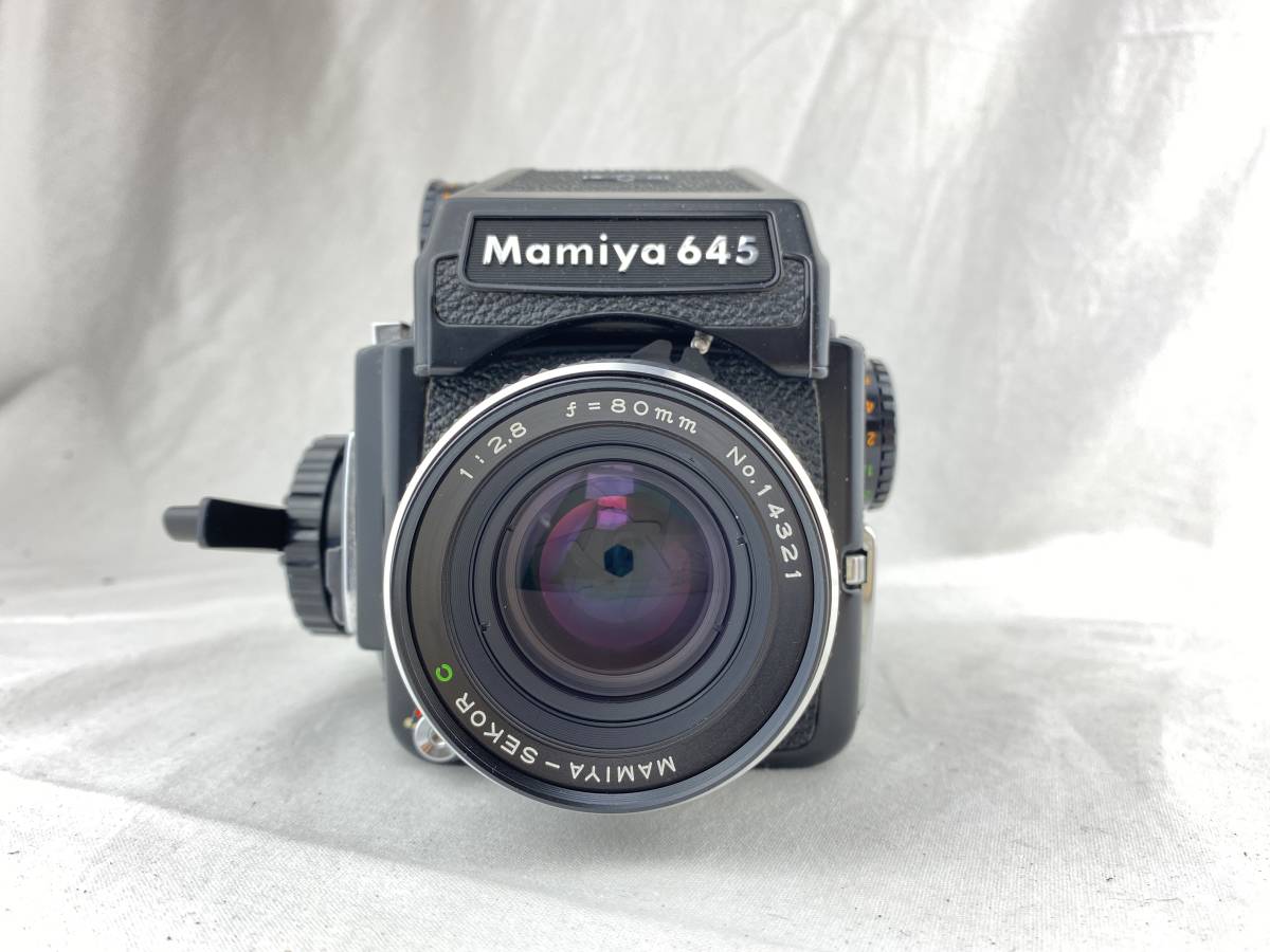 Mamiya マミヤ M645 フィルムカメラ SEKOR C 80mm巻き上げ Mamiya