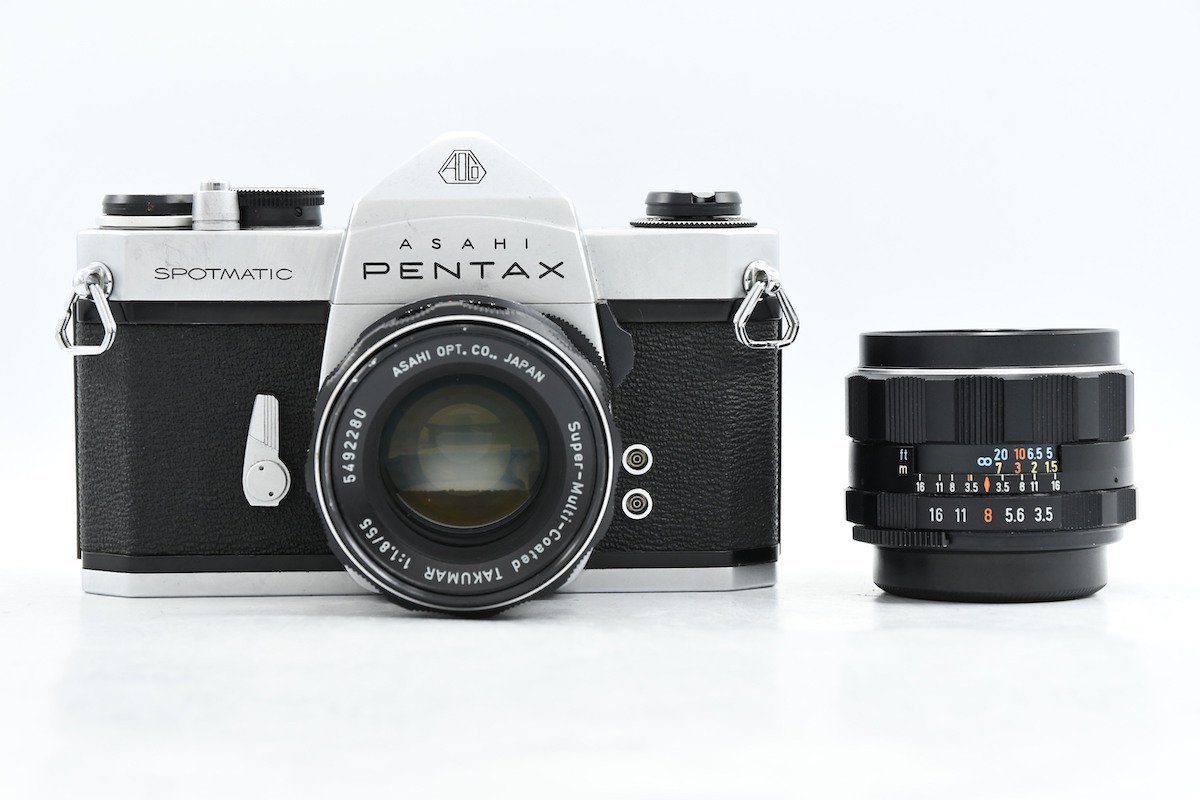カメラ 【良品】一眼レフの名機！ペンタックスSP タクマー55mm/f1.8
